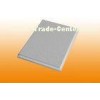 White Suspended Acoustic Fiberglass Ceiling Panels , Sound Absorption Board 0.60.6m