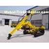 High Pressure Pneumatic Rock Blasting DTH Drilling Rig for 40m Drilling Depth 90 - 165 mm Dia
