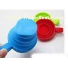 6 Oz Travel Camping Mug Easy Storage Silicone folding cup of silicone handle