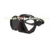 Black Red Fashion Free Diving Mask Dive Glasses with Detachable Frame for Adults