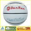 White Laminated Basketball with Rubber badder 0.5 - 0.6 Bar Moisten Needle