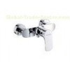 Double Hole Shower Mixer Taps Wall Mounted , 1 Handle Metered Faucets