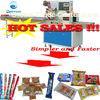 Automatic packaging/wrapping machine for snack/biscuit/flaky /pastry/cake packing in bag machinery