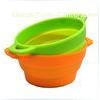 Microwavable Safe Silicon Kitchenware Colorful Cookware Silicone Bowl
