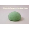 Green Tea Healthy Sponge 100% made of natural Konjac Bath accessories for spa and make up clean