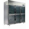 Energy Savings 1500L Commercial Grade Refrigerators With Six Glass Doors
