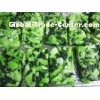 BQF Healthy Fresh Frozen Chigensai , Green Chinese IQF Vegetables for Supermarkets