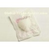Heart Shape Body Massage Natural Konjac Sponge with pink / blue / white color