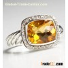 David Yurman Ring 8x10mm Citrine Noblesse Ring