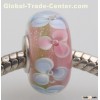 European Murano Glass Beads Fit Bracelet & Necklace Elegant Silver Plated Fascinating White DIY Jewe