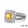 David Yurman Jewelry 7mm Petite Albion Ring with Lemon Citrine