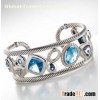 David Yurman Jewelry Blue Oval Mosaic Cuff