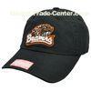 Cotton Ladies Baseball Caps With Metal Buckle , Promotional Black Racing Cap With 3d Embroidery Logo