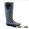 Rubber Rain Boots With Adjustable Gusset