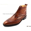 CIEB46 - Handmade Genuine Leather Goodyear craft Mackay craft Adhesive craft Boots for Men Color Gol