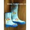 Cartoon Owl Rubber Half Rain Boots Size 36 For Women And Kids