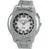 Light Gray Sporty Plastic Analog Watches For Men / Quartz Analogue Watch