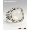 David Yurman inspired jewelry,Moon Quartz Moonlight Ice Ring