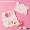 baby bib and hat set