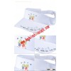 Wholesale White cotton rabbit cartoon embroidery sun visor kids hat