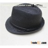 Tricolor straw hat