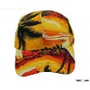Printing pattern cotton visor cap/sun visor cap/ empty top hat