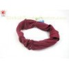 Decorative Hair Accessories Elastic Fabric Covered Headband Red ForWomen