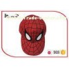 Spider Man Adjustable Red Baseball Caps Hats Embroidered For Children