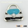 Aqua Handbag Floating Charm
