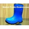 OEM Stylish Blue Kids Half Garden Rain Boots With Water-proof