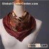 Free Sample Customized Screen Print Pocket Square Factory