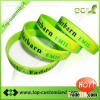 Silicone rubber bracelets