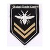 Silver And Gold Military Embroidered Badges Sequins Uniform Bullion Patch