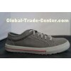 Light Coffee Steel Toe Cap Canvas Safety Shoes With Non-slip