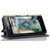 Dust Proof Lenovo S890 Black Phone Case Silk Printed Lychee Pattern