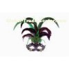 Green Carnival Party Venetian Mask , Colombina Masquerade Mask