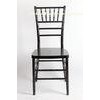 Knock-Down Banquet Black Plastic Resin Chiavari Chair , ANSI