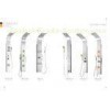 Colorful Massage Jets Stainless Steel Shower Panels , Shower Head Panel