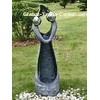 Stone Color Statue Water Fountains , Decorative Garden Fountains For House
