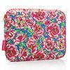 10.1 Red Zippered Neoprene Tablet Sleeve Personalized , Sublimation Flower Pattern