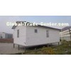 White Eco Friendly Prefab Mobile Homes / Light Steel Log Mobile Homes