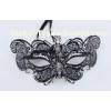 Filigree Metal Venetian Masks With Swarovski Crystals 7 Inch For Parties
