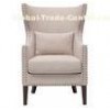 High end living room furniture Fabric Upholstered Nailhead Club Chair