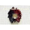 Luxury Home / Office Decorative Masquerade Masks With Feather