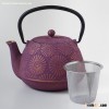 Flower Cast Iron Teapot
