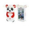 Cute Silicone Cell Phone Case Shockproof / IPhone 5 3D Panda Silicone Case