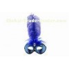 Christmas Ornament Ladies Funny Blue Feather Masquerade Masks
