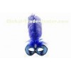Christmas Ornament Ladies Funny Blue Feather Masquerade Masks