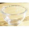 Round Borosilicate Clear Glass Salad Bowl , Themal Shock 120 Degree C
