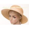 Sinamay Flower Womens Sun Hats / Straw Braid With 8.5cm Brim For Leisure